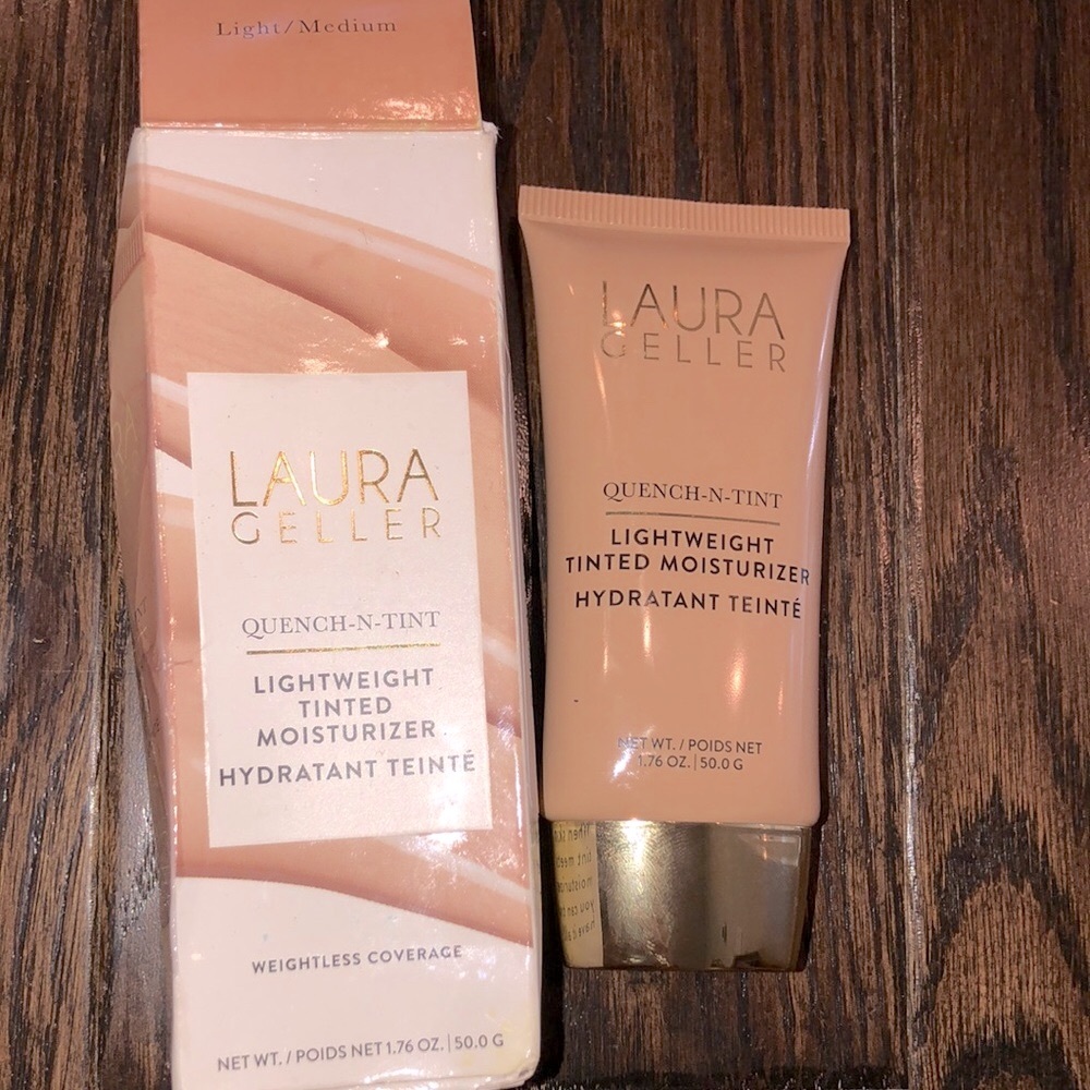 Laura Gellar lightweight tinted moisturizer in light medium shade